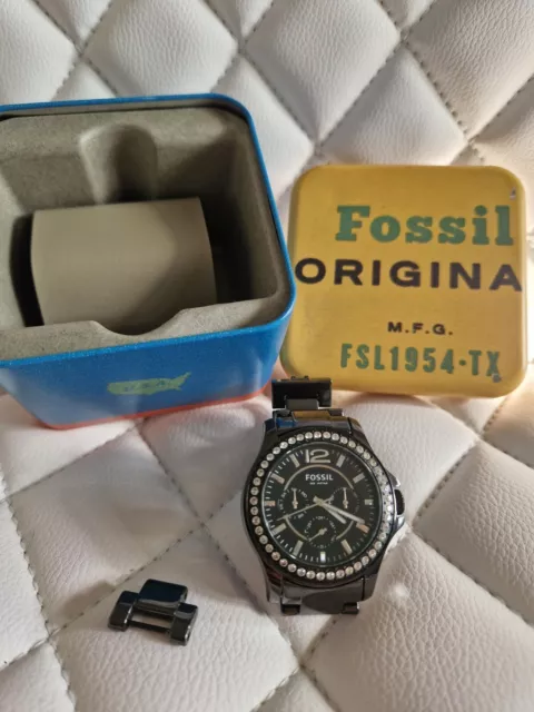 Fossil watch with swarovski crystals new arrivals