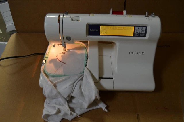 Máquina de coser bordado computarizada Brother PE-150V **PROBADA**