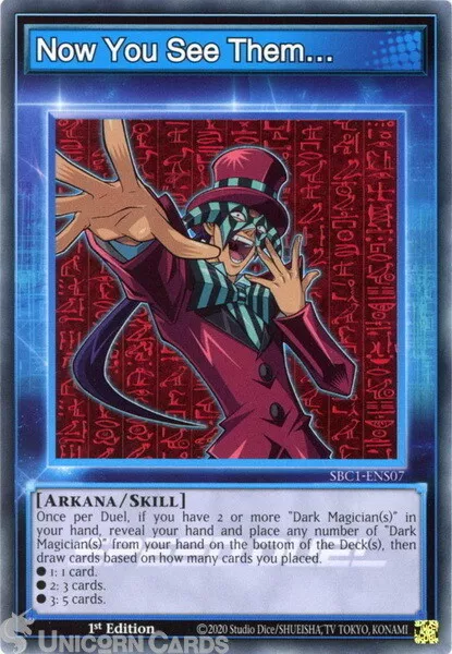 SBC1-ENS07 Now You See Them... :: Common 1st Edition YuGiOh Card