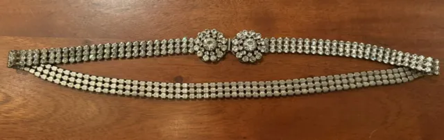 Erickson Beamon  Swarovski Crystal Studded Belt (measurements In Pics)