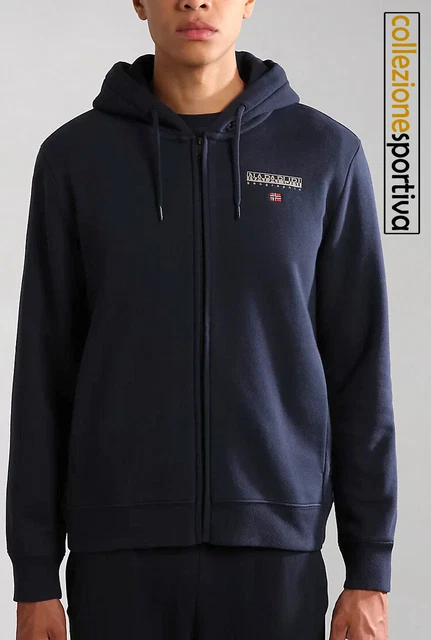FELPA UOMO/DONNA NAPAPIJRI B-AYAS FZH- NP0A4GJB1761 col. blu scuro