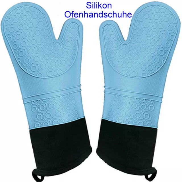 1 St Silikon Ofenhandschuh Handschuh für Backofen Mikrowelle Küchenhelfer HS10