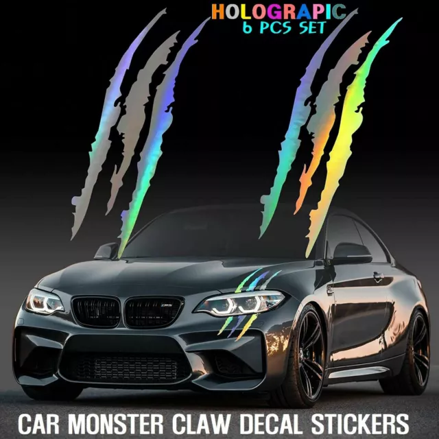 Claw Scratch Car Sticker Scar Vinyl Decal Hood Headlight Decoration Marks