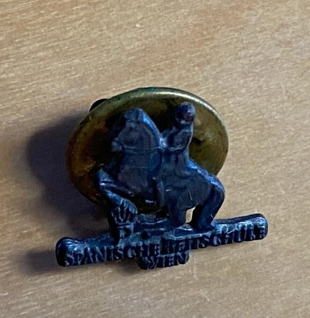 Vintage German Hat Pin Man on Horse