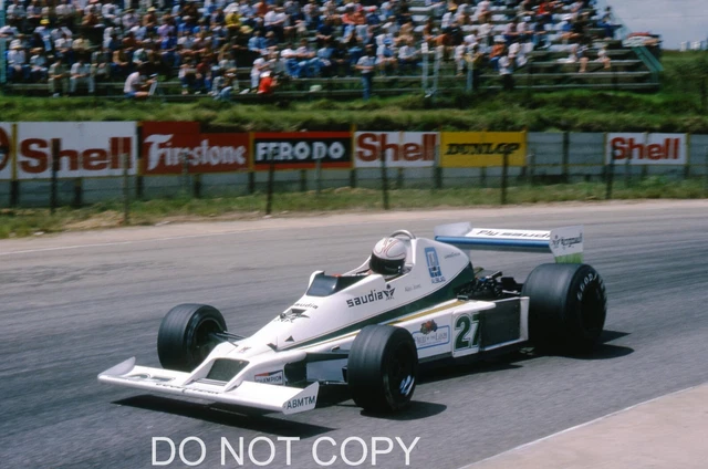 Scorrimento Alan Jones Williams FW06 1978 Sud Africa Grand Prix F1 35MM Foto