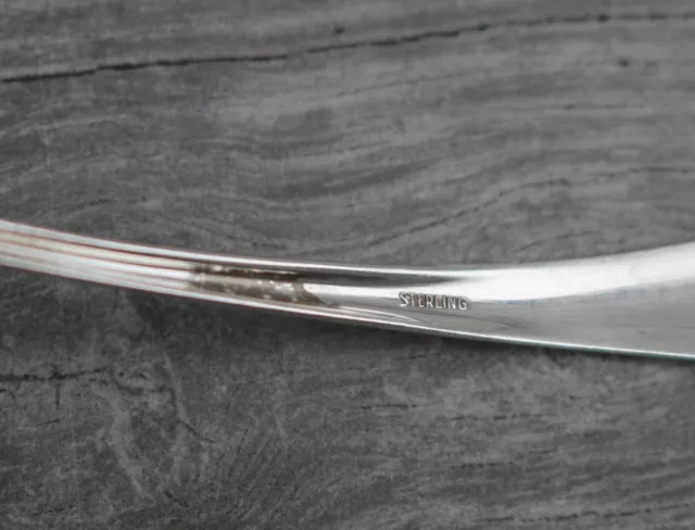 Fine Sterling Silver Small Gravy Ladle Serving Sauce Spoon 17.4 Grams 3