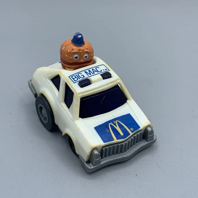 OFFICER BIG MAC McDonalds Happy Meal Pull Back Squad Car Ertl 1984