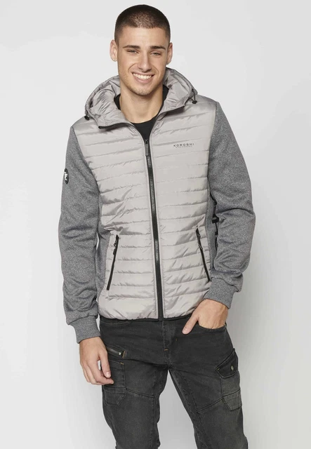 Chaqueta acolchada con capucha para Hombre Koroshi
