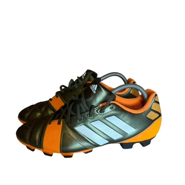 Adidas Nitro Charge 3.0 FG Fußballstiefel Größe UK 9 - schwarz/orange