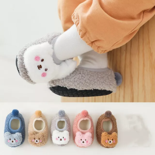 Newborn Baby Floor Socks Non-slip Cotton Cartoon Toddlers Soft Cute Ankle Boots