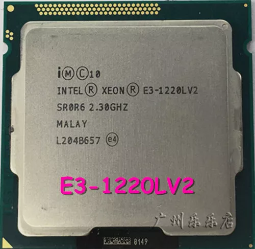 Intel Xeon E3-1220L V2 2.3 GHz Dual-Core SR0R6 CPU Processor LGA 1155 1220LV2