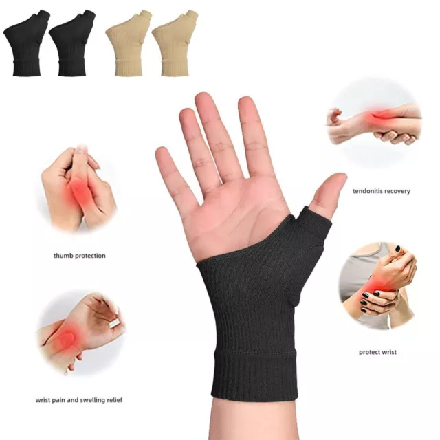 Gants d'arthrite Support de pouce Poignet Brace Soulagement de la douleur