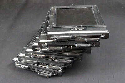 6x Linhof doble película plana cassette 9x12 para parte posterior internacional 4x5" 9x12cm