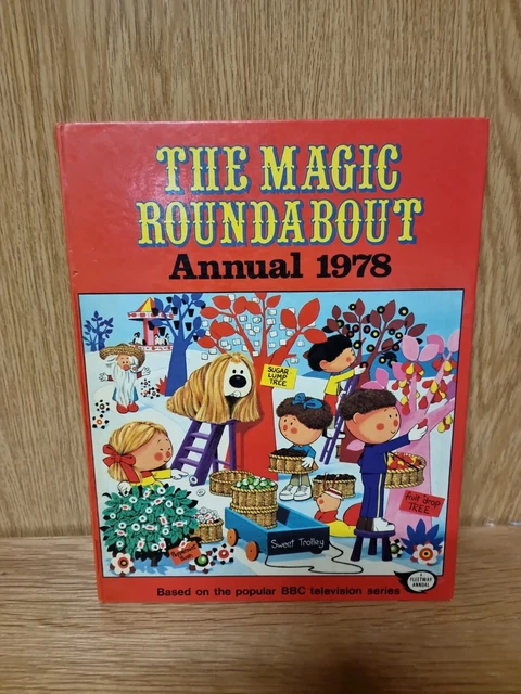 THE MAGIC ROUNDABOUT Annual 1978 Vintage Children's Television Hardback ...