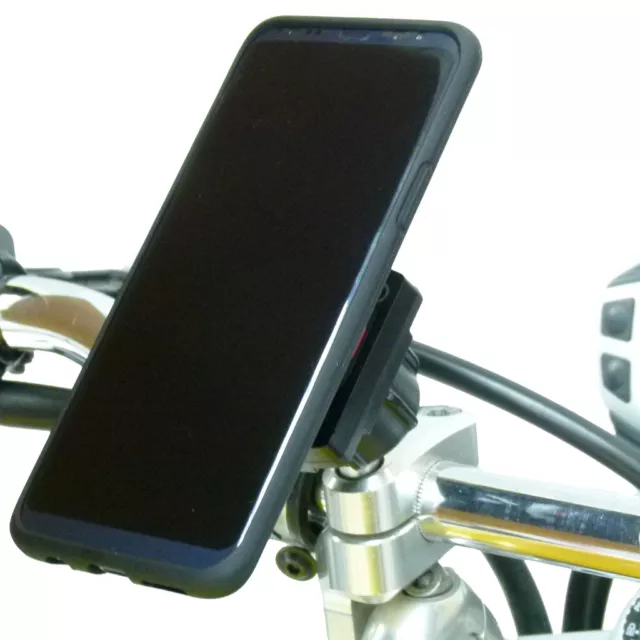 Tigra Mountcase 2 Con M8 Morsetto Superiore Moto Supporto Per Samsung Galaxy S8+