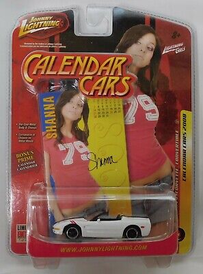 2002 Chevy Corvette Calendar Girl " SHANNA"  Cars Series by Johnny Lightning
