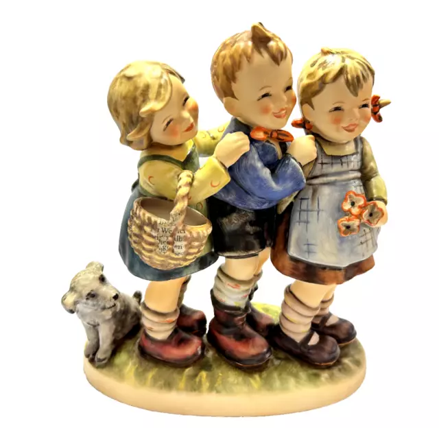 Hummel Figur 369 Mach mit Gruppe Kinder Hund Goebel Porzellan Hummelfigur 18 cm