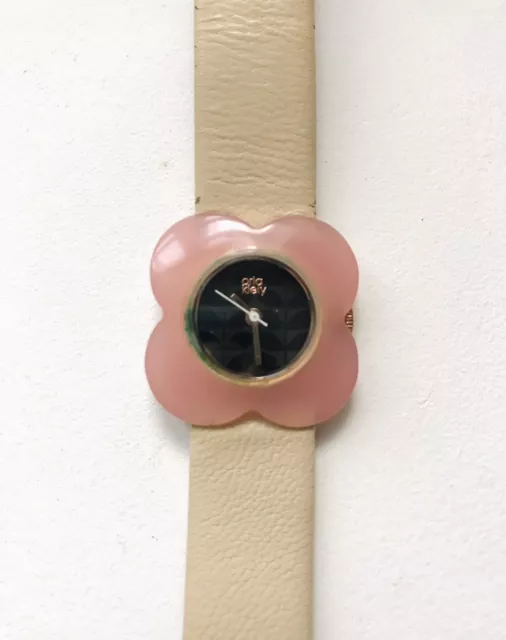 Orla Kiely Pink Poppy Watch for Parts or Repair