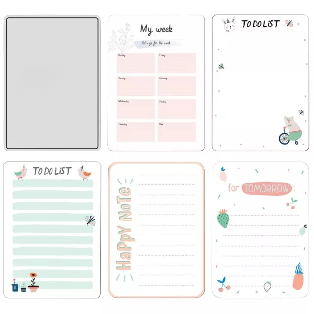 Flexible Fridge Drawing Message Memo Reminder Planner for Home Offic