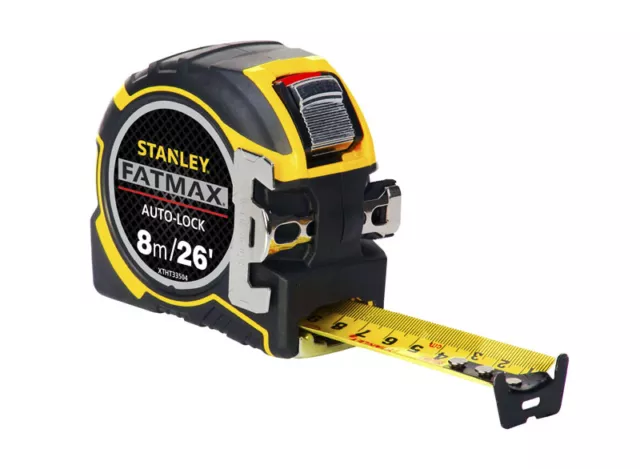 Stanley Flessometro Strumento misura metro 8m Autolock FatMax Pro XTHT0-33501