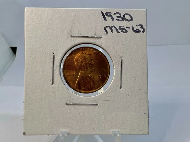 U.S 1930 Lincoln cent, 1C, One Cent  MS