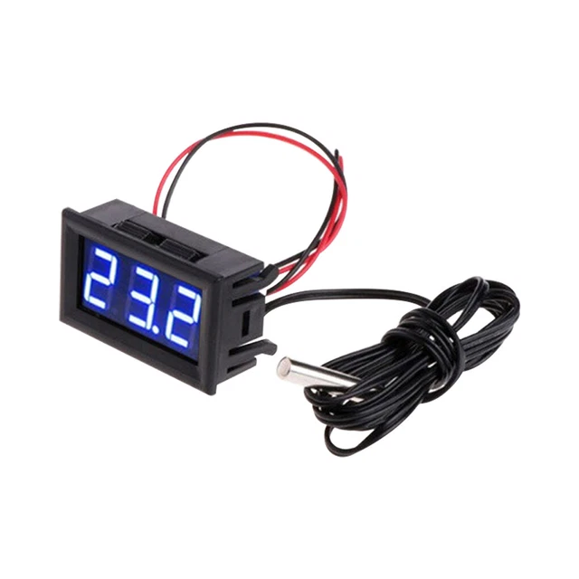 Digital LCD Sensor Portable Indoor Hygrometer Gauge Refrigerator Aquarium