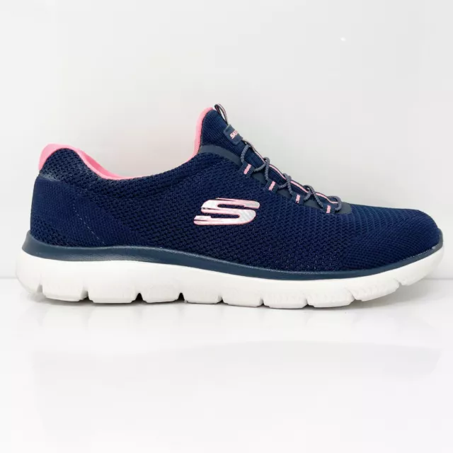 Skechers Womens Summits Cool Classics 149206 Blue Casual Shoes Sneakers Size 10