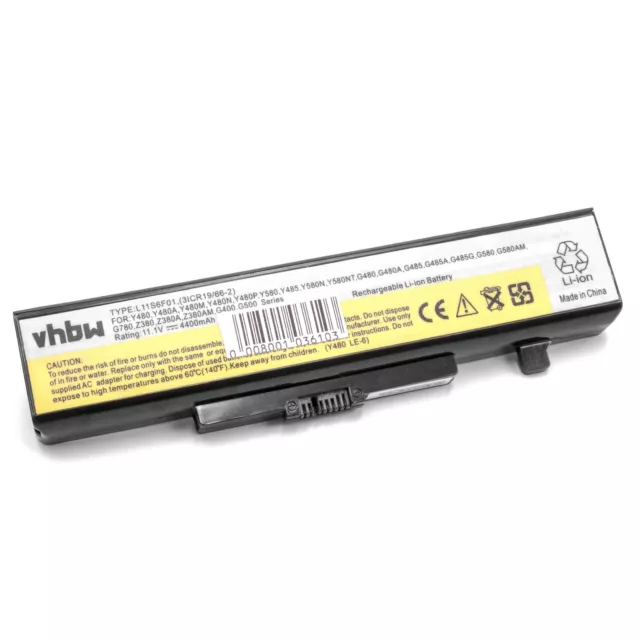 Batterie 4400mAh pour IBM Lenovo L11N6Y01 / L11P6R01 / L11S6F01 / L11S6Y01