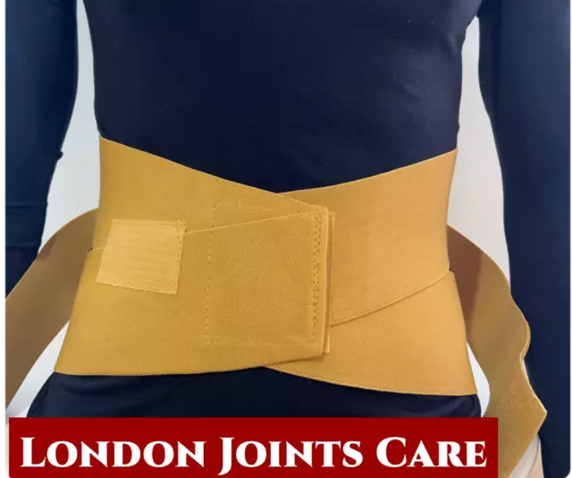 Lower Back Support Belt Pain Relief Double Pull brace Posture Breathable NHS UK