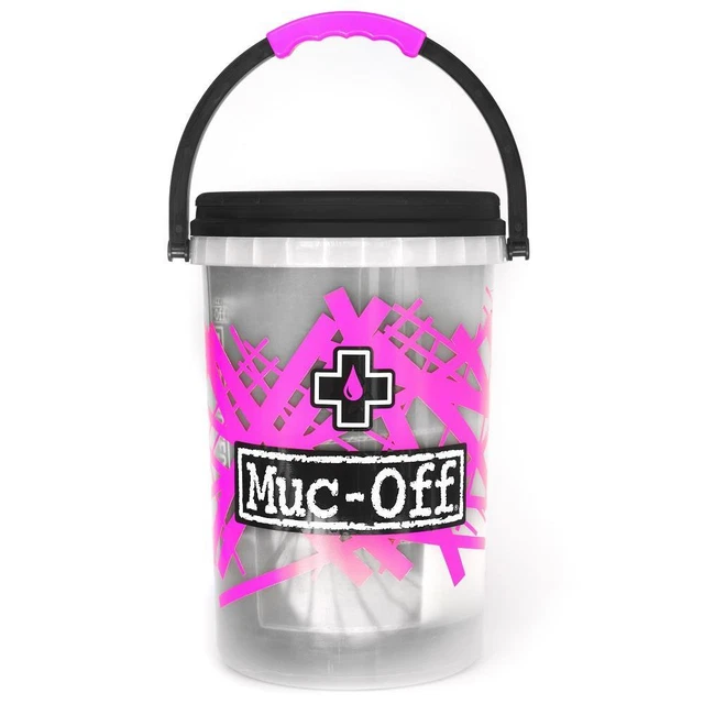 Secchio antisporco Muc-Off con filtro pulizia moto secchio lavaggio 13 L coperchio