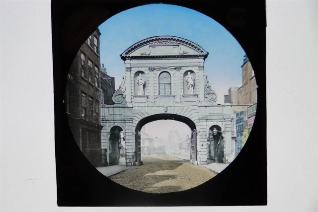 Temple Bar London - Hand Tinted Glass Lantern Slide