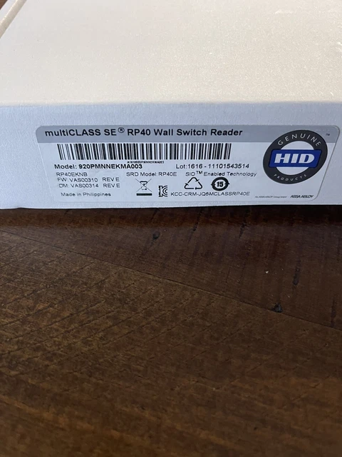 HID multiCLASS SE RP40  Mfg.Part: 920PMNNEKMA003