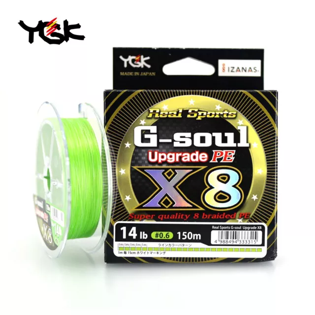 YGK YOZ-AMI G-Soul Super JIGMAN X8 210yd (200m)#2(35lb) by YGK YOZ