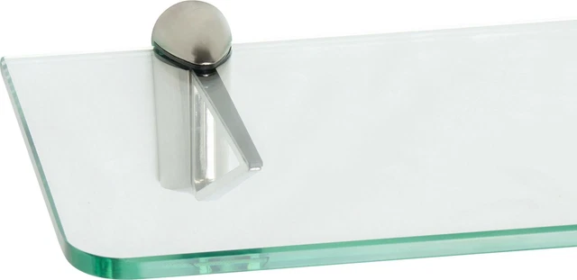ib style® Étagère murale en verre |6mm | incl. support mural