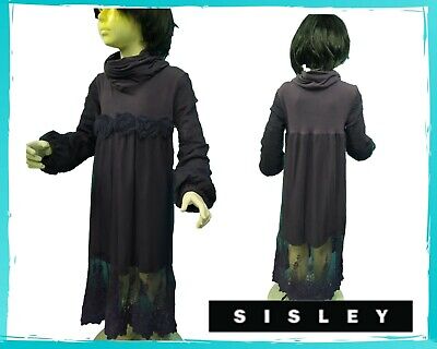 Sisley vestito per da bambina bimba 5/6 anni elegante abito abiti girl girls