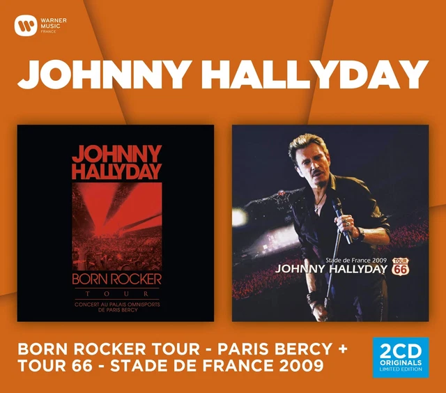 Hallyday,Johnny Coffret (Born Rocker Tour/Concert au Palais de (CD)