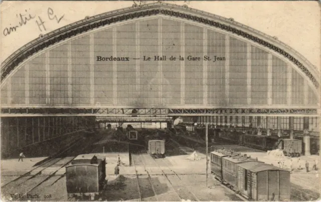 CPA BORDEAUX-Le Hall de la Gare St-JEAN (28079)
