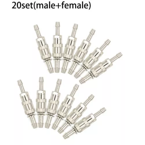 Metal NIBP Connector For Patient Monitor Blood Pressure Cuff - 20pc in one pack