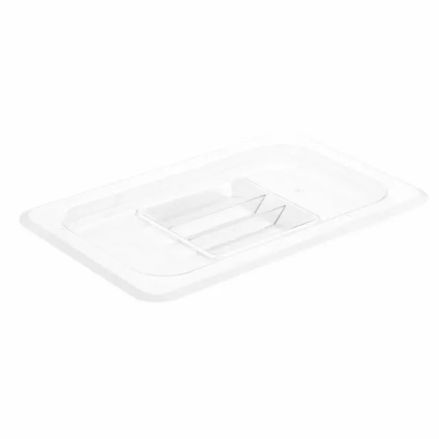 Vogue Clear Polycarbonate 1/4 Gastronorm Lid