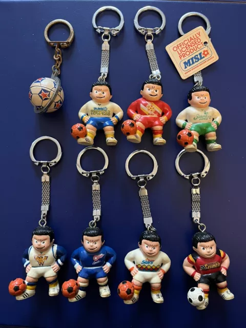 Official USA Soccer MISL Keyrings X8 Very Rare Indoor Teams