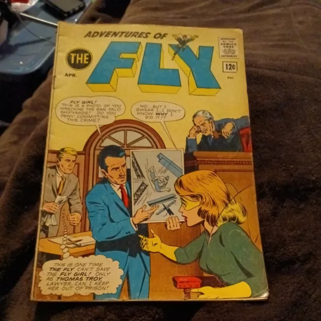 Adventures Of The Fly #25 (1963 Archie Comics) silver age superhero mighty mlj
