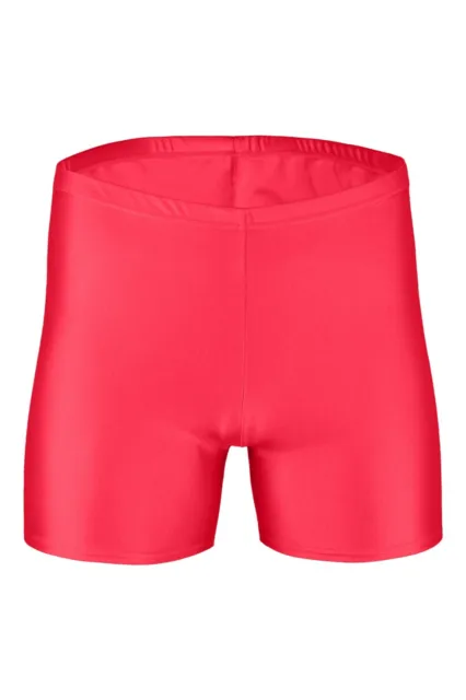 Herren Hotpant Rot Kurzradler Sporthose shorts kurze Hose stretch shiny