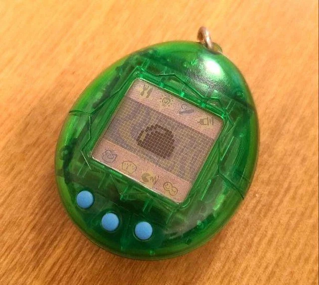 Bandai Tamagotchi first generation clear green made in 1996 From Japan