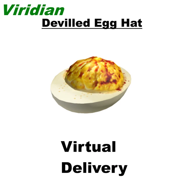 ROBLOX CELEBRITY SERIES 9 Devilled Egg Hat Code (SENT THROUGH MESSAGES