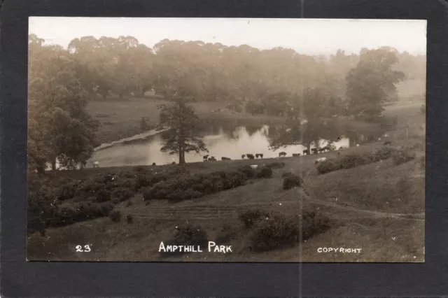 Postcard Ampthill Park nr Flitwick Bedfordshire posted 1913 RP