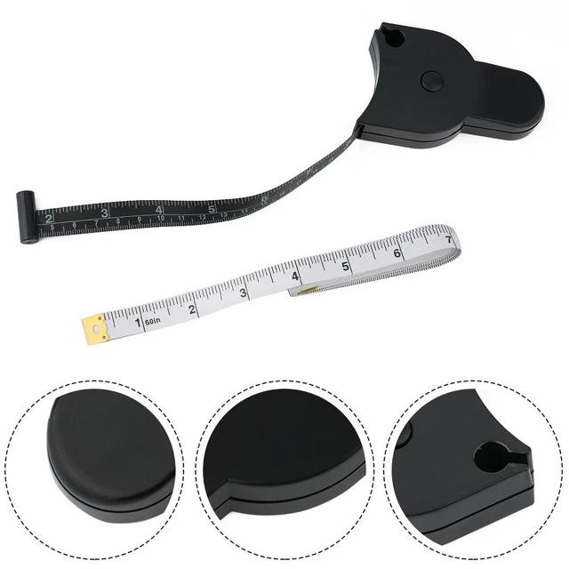 2022 Brand New Tape Measure Rulers Retractable Soft White Double Scales
