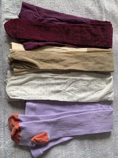 Bundle of girls tights age 7-8 from NEXT and Primark (4 pairs)