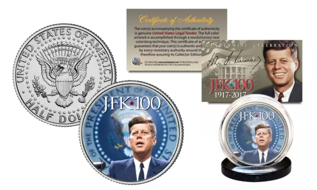 President KENNEDY JFK 100 Birthday 2017 JFK Half Dollar Coin Presidential Seal