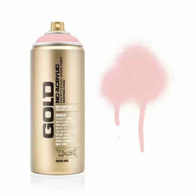 Montana Gold Spray Paint - Low Pressure Semi-Gloss - 215+ Colours 400ml Can