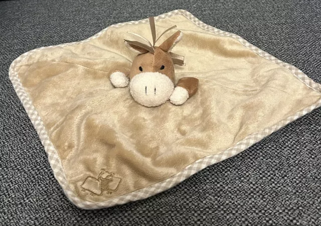 Jomanda Park Farm Soft Plush Horse Pony Baby Comforter Blanket Soother Blankie